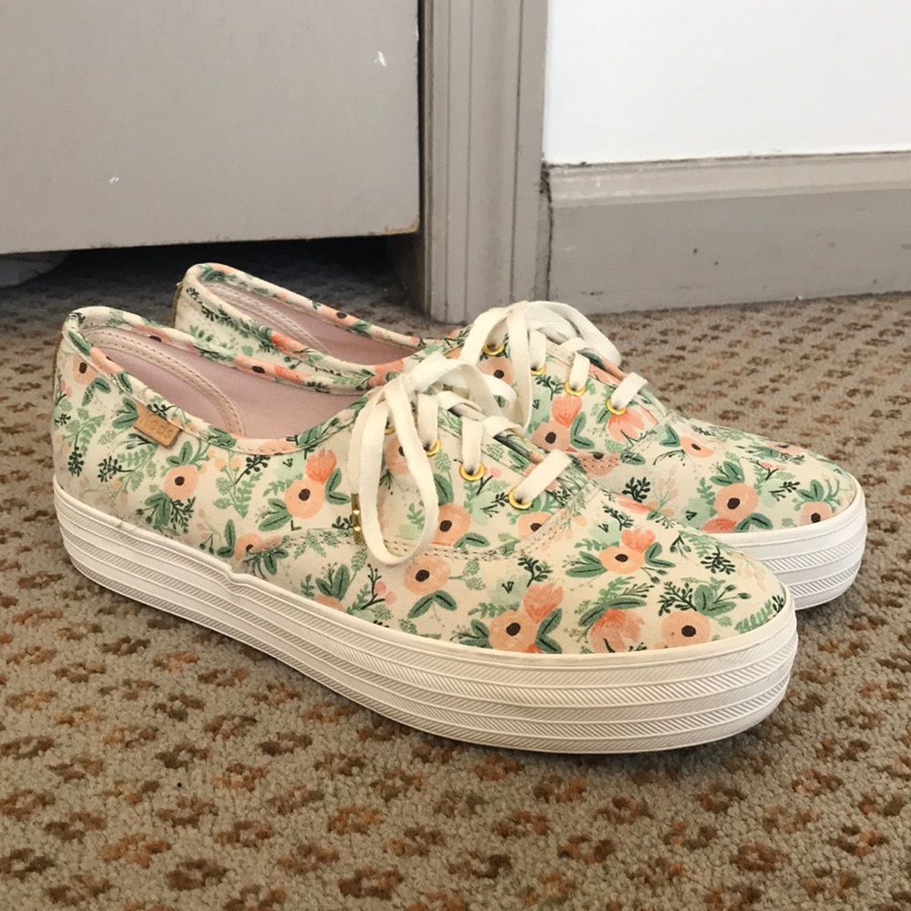 Platform Keds “Rifle & Paper” Wildflower